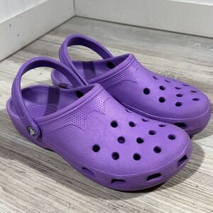 Crocs Unisex Classic Clog Purple Men's Sz 8-9 Women's Sz 10-11